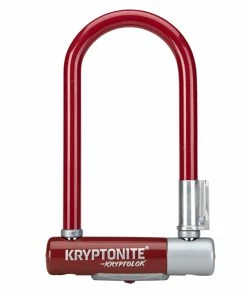 Kryptonite Antivol Kryptolock Mini U -VTT Soldes Boutique 002024 red front facing