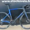 DEDACCIAI Vélo EXS Aerospeed Carbone SRAM Rival AXS 12V 2022 Bleu -VTT Soldes Boutique EXS disque noir bleu scaled 1
