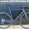 DEDACCIAI Vélo EXS Aerospeed Carbone Shimano 105 7000 2022 Noir/bleu -VTT Soldes Boutique EXS patin noir bleu scaled 1