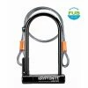 Antivol Kryptonite U Keeper 12 STD W/4' Flex -VTT Soldes Boutique antivol kryptonite u keeper 12 std