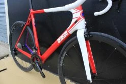 DEDACCIAI Vélo BEACON Carbone BF 80 Rouge/blanc/bleu -VTT Soldes Boutique beacon bf80 rouge blanc 2