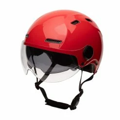 Marko Helmets Cadence (7 Couleurs, 2 Visières) -VTT Soldes Boutique casque velo aviateur marko helmets rouge