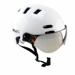 Casque Vélo Urbain à Visière (écran Fumé) 0380 Optimiz 19 Casque Vélo Urbain à Visière (écran Fumé) 0380 Optimiz -VTT Soldes Boutique casque velo lunettes integrees blanc optimiz