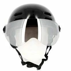 Casque Vélo Urbain à Visière (écran Fumé) 0380 Optimiz 17 Casque Vélo Urbain à Visière (écran Fumé) 0380 Optimiz -VTT Soldes Boutique casque velo optimiz o380 noir brillant vu face