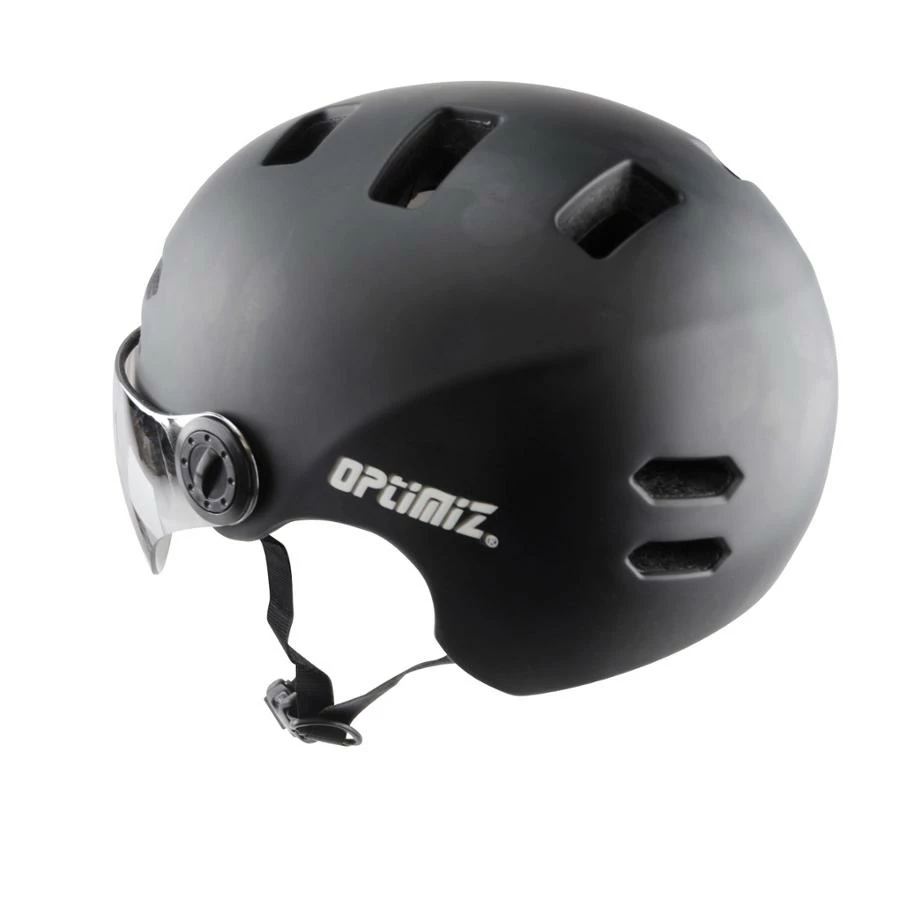 Casque Vélo Urbain à Visière (écran Fumé) 0380 Optimiz 12 Casque Vélo Urbain à Visière (écran Fumé) 0380 Optimiz – Image 10