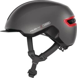 Abus Casque à Visière Design Et Réglable Hud Y (5 Modèles) -VTT Soldes Boutique casque velo visiere homme abus hud y titan side