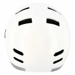 Casque Visière Clignotant Et Bluetooth Optimiz 390 -VTT Soldes Boutique casque velotaf blanc optimiz